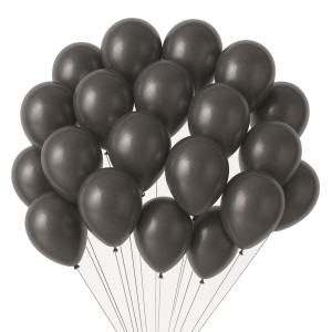 GLOBOLANDIA GLOBOS PERLADOS 10" x 50u NEGRO
